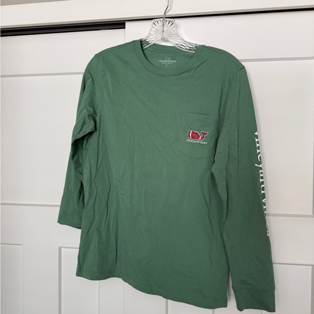 Vineyard Vines Starboard Green Long Sleeve Shirt-NWT